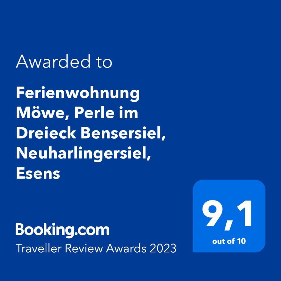 Ferienwohnung Moewe, Perle Im Dreieck Bensersiel, Neuharlingersiel, Esens Exterior foto
